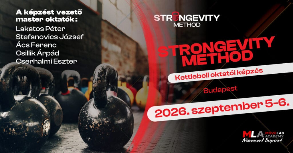 STRONGEVITY METHOD KETTLEBELL ÉLŐ OKTATÓI KÉPZÉS, MASTEREK VEZETÉSÉVEL - BUDAPEST 2026. szeptember 5-6.